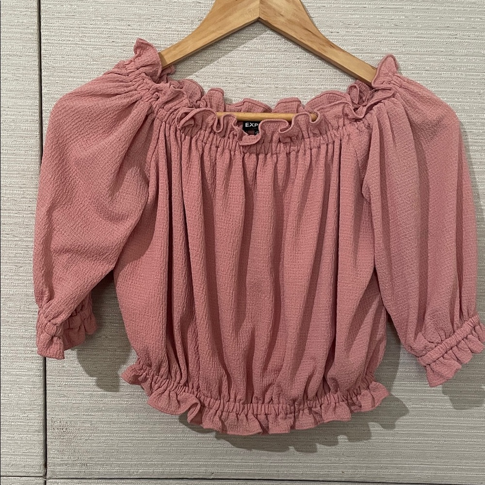 Express Dusty Rose Skirt